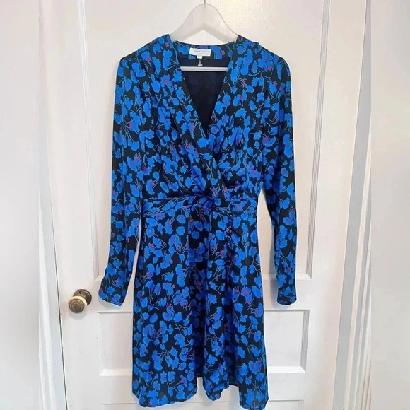 Equipment Collie Floral-Print Long Sleeve Dress NEW - Picture 2 of 8